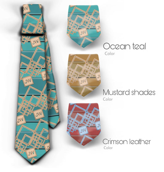 JW theme Neckties "jw frames" standard size 58” custom jw.org neckties. Gift Pioneer School. # frames