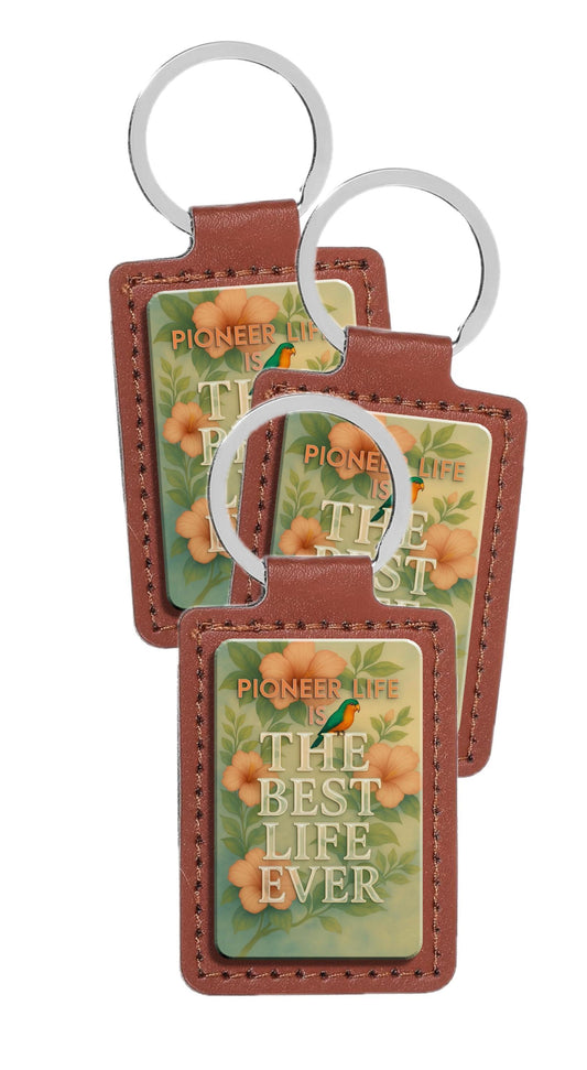 Jw theme keychains Pu leather , JW.Org Life..Best life Ever” of Jehovah’s Witnesses. Gifts, Pioneer #