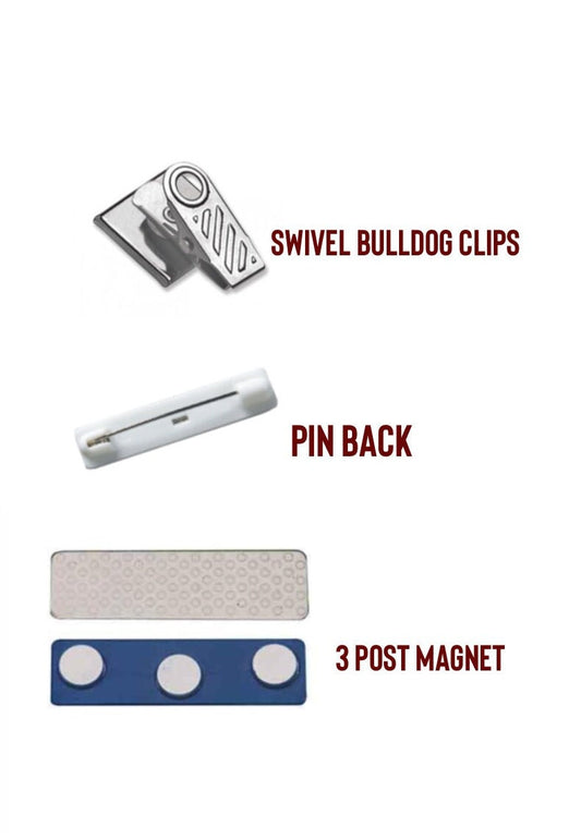 JW.ORG 2025 Regional convention Name Tags - Kids version. “Pure worship ”. Aluminum 2 1/8”x 3 3/8” personalized. Emergency contacts.