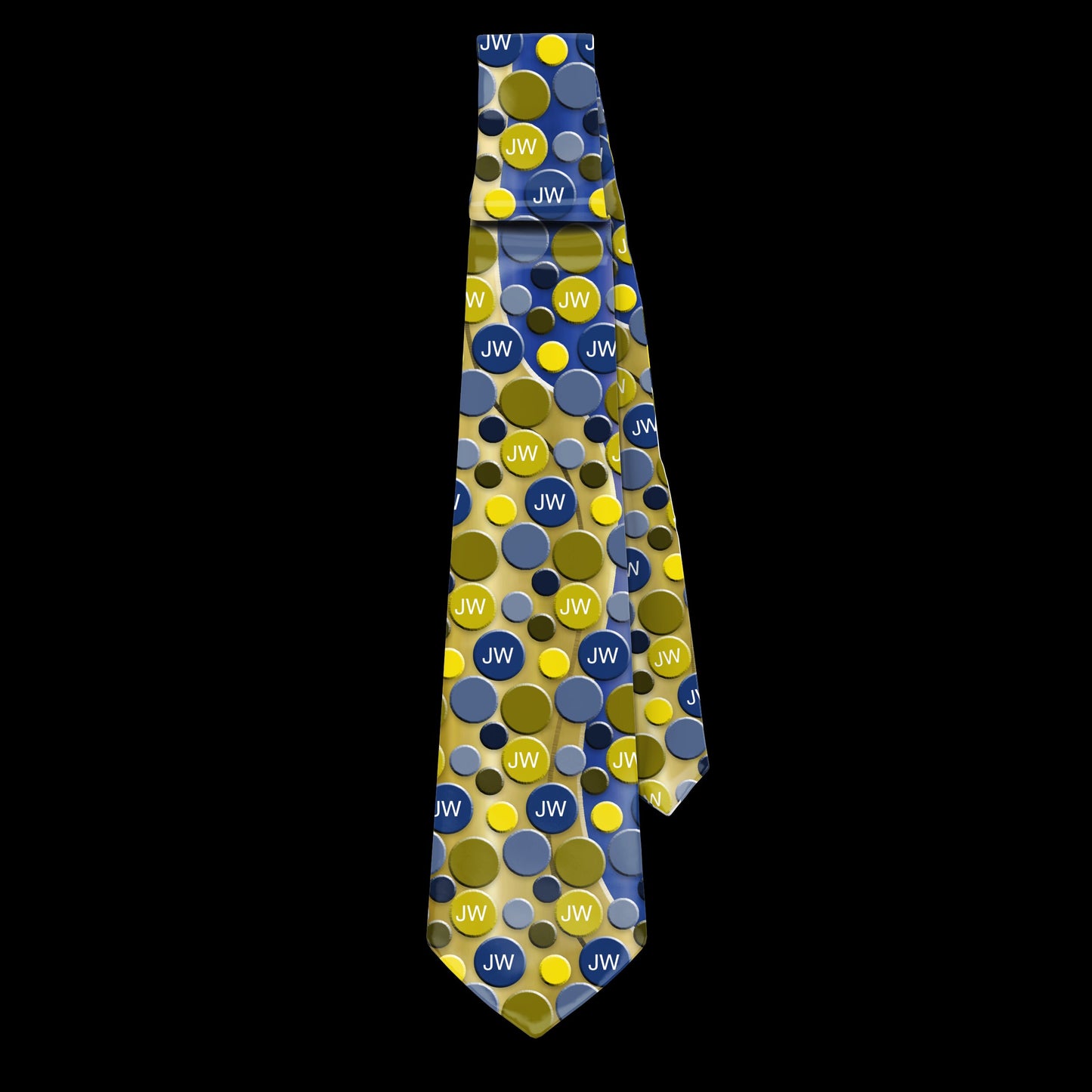JW theme Neckties “Circles dots” JW.ORG neckties. Gift jw gifts