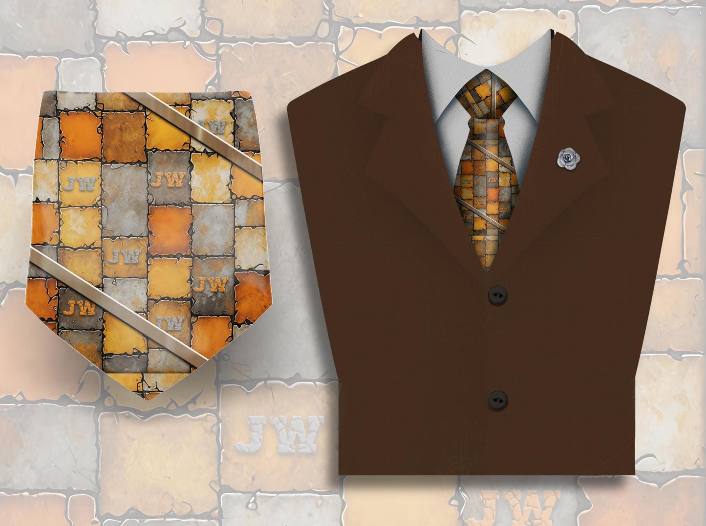 JW Neckties "jw.org" standard size 58” custom jw.org neckties. Gift Pioneer School. “1879”