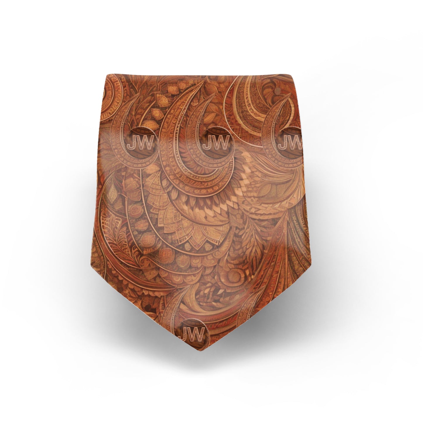 JW theme Neckties "Jw Copper Paisley" standard size 58" or 62 “ extra long. JW.ORG neckties. Gift, Pioneer School. #copper Paisley tie