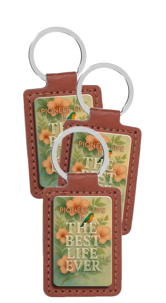 Jw theme keychains Pu leather , JW.Org  Life..Best life Ever” of Jehovah’s Witnesses. Gifts, Pioneer #