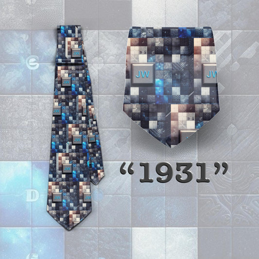 JW Neckties "jw.org" standard size 58” custom jw.org neckties. Gift Pioneer School. “1931”