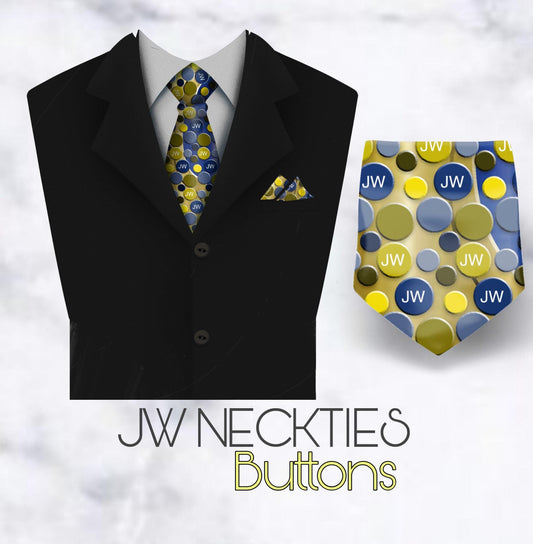 JW theme Neckties  “Circles dots” JW.ORG neckties. Gift jw gifts