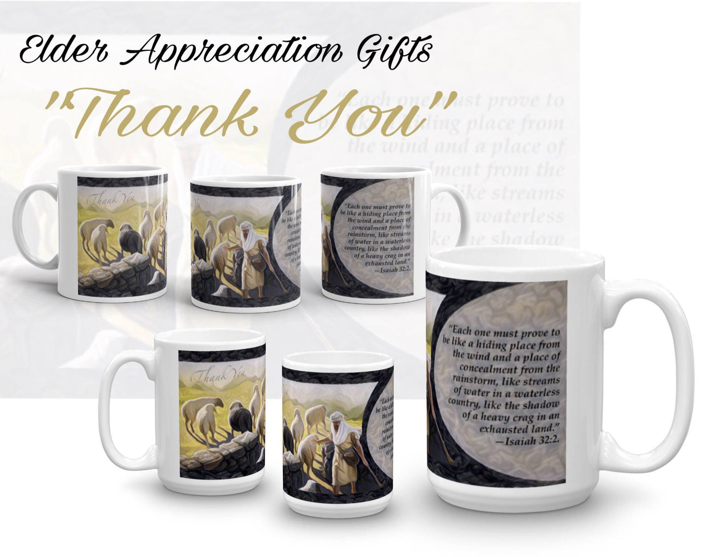 JW.ORG elder appreciation gift. "Shepherd- Thank you " regalo para ancianos de congregación