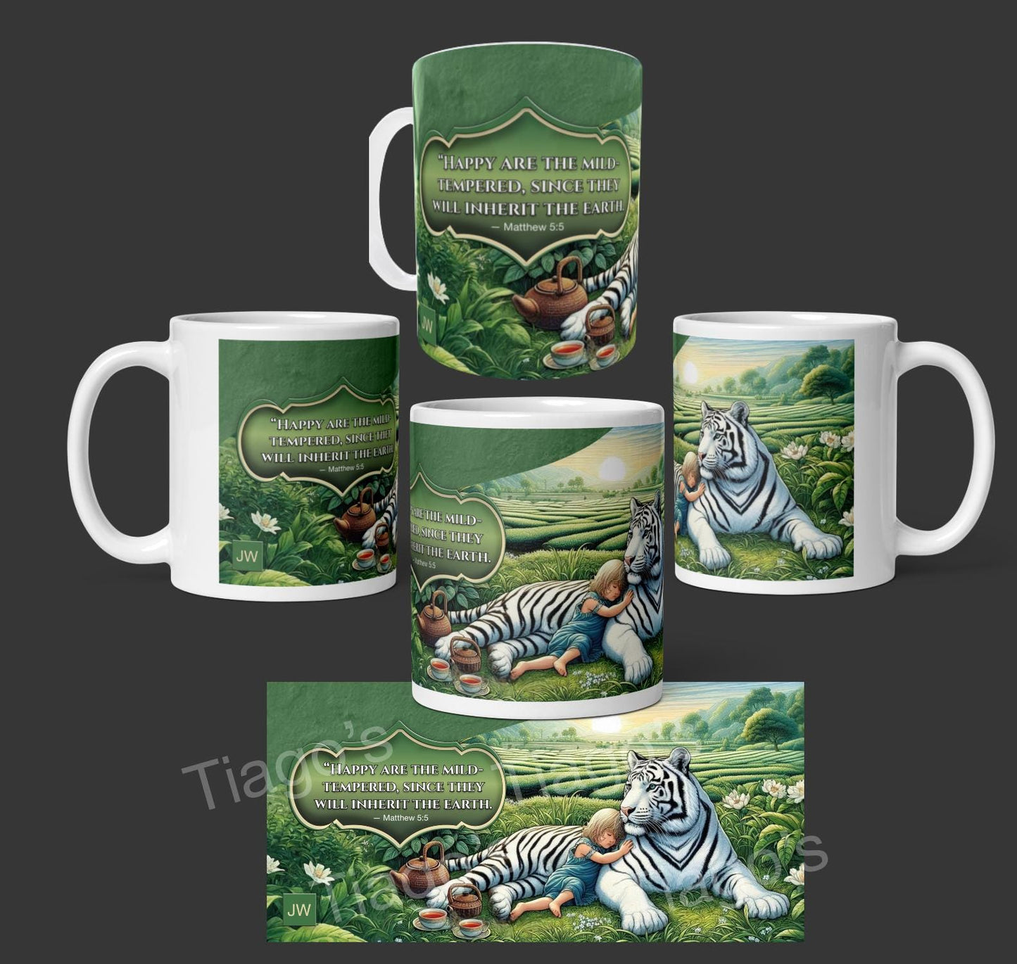 JW.ORG Pioneer school mugs. 11 oz OR 15 0z. Pioneer school gifts, Ceramic.  2024, 2025 white tiger
